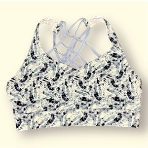 Zyia Storm Brushed Hendrix Criterion Oh So Strappy Sports Bra Size Medium